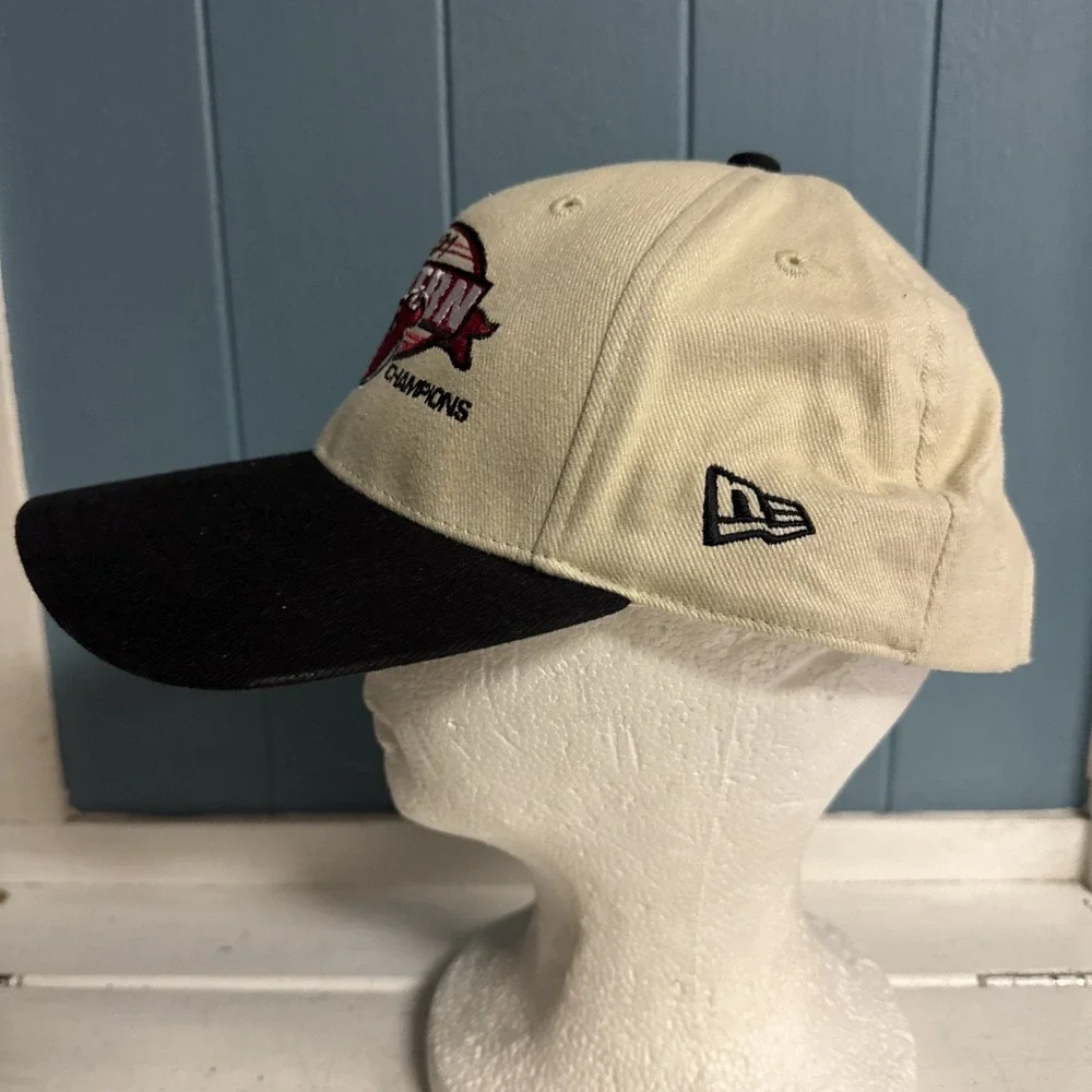 NJ NEW JERSEY‎ DEVILS 2001 EASTERN CONFERENCE CHAMPIONS HAT CAP RARE VINTAGE NHL
